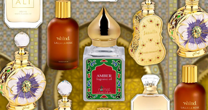 coleção de perfumes arabe feminino