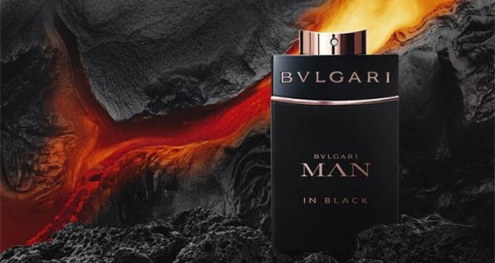 banner perfume Bvlgari Man in Black