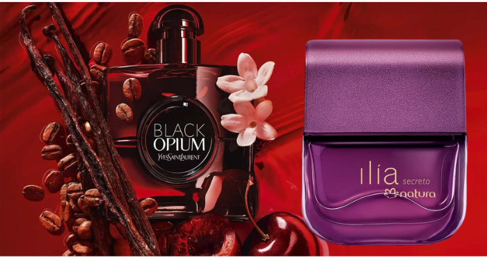 perfume ilia secreto vs Black Opium