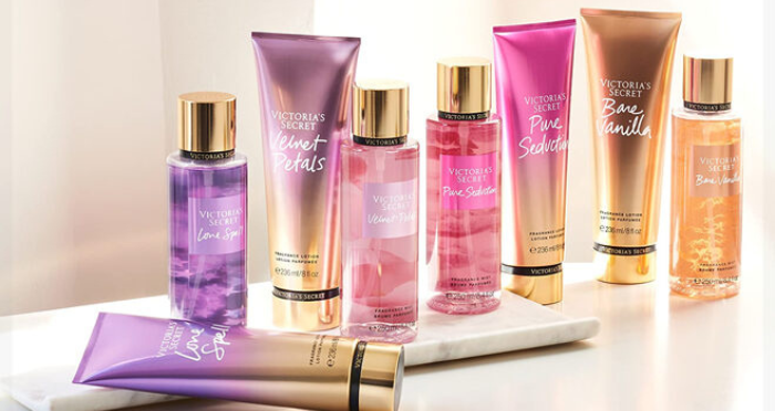 Linha de body splash da Victoria Secrets