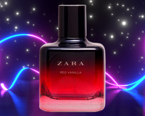 perfume red vanilla Zara