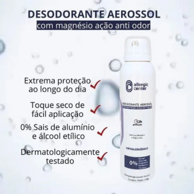 desodorante aerosol allergic center